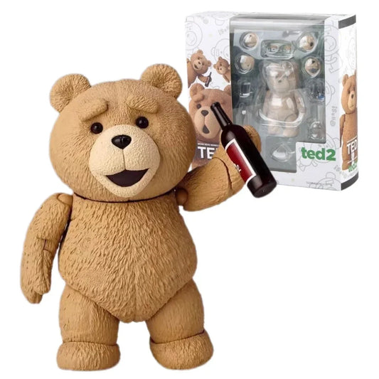 Begrenset Utgave Ted 2 Kosedyr Bjd Action Figur - Fantastisk Yamaguchi Revoltech Nr.006 Samlefilmmodell Leketøy for Fans