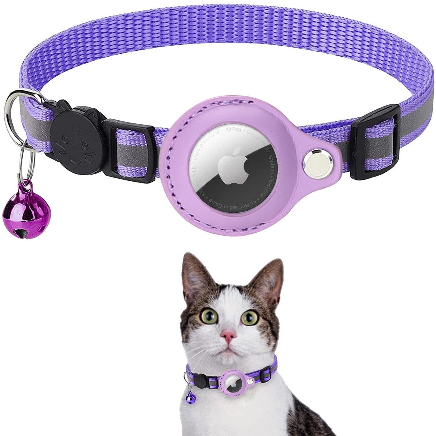 AirTag Kat Sporingskrage - GPS Finder & Anti-Tap