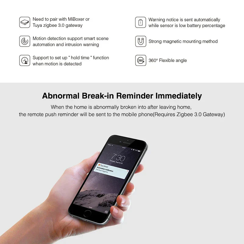 Norvo | PIR Bevegelsessensor (Zigbee 3.0)