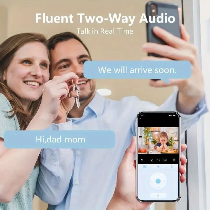 Norvo | Intelligent sikkerhetskamera med 360° overvåking og nattsyn