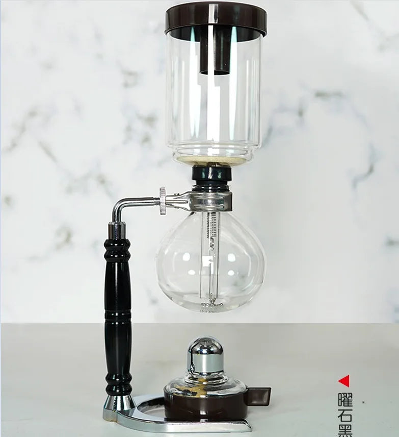 Norvo | Siphon-kaffekoker-set - 3/5 kopper Høyverdig kaffekanne, Barista-kvalitet bryggekanne, Essensielle kaffeaccessoires for kaffielskere