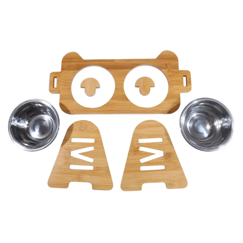 Norvo | Elegant bambusskål for din hunds komfort