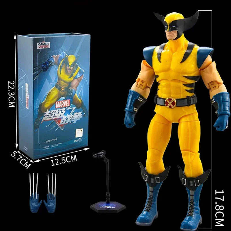 Super War Deadpool & Wolverine Samlefigurer Sett - Anime Inspirerte Leker