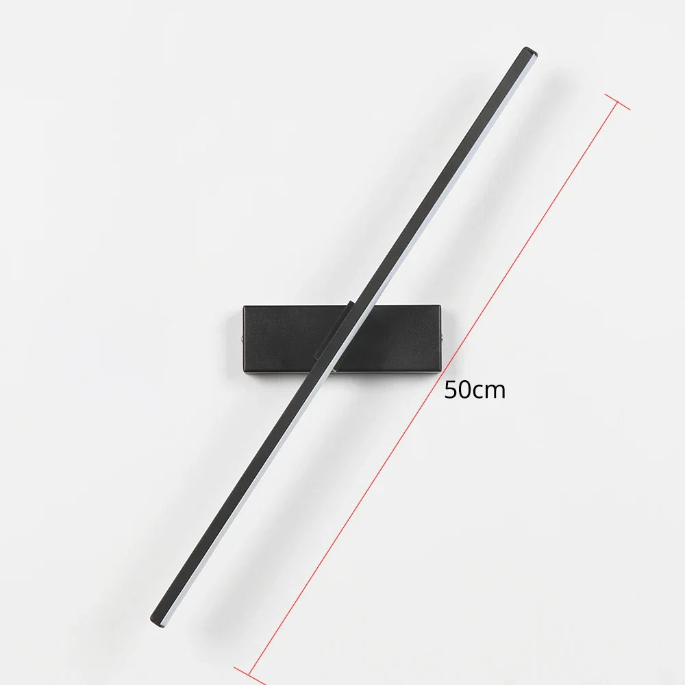 Norvo | AuroLite Justerbar LED Vegglampe | 330° Svingbar | Moderne Design for Soverom & Stue | Aluminium