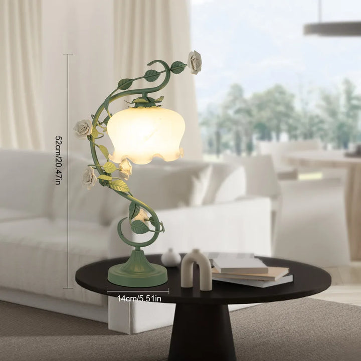Norvo | Kunstnerisk Naturtema-Blomster Skrivebordslampe