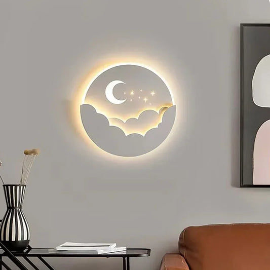 Norvo | LED vegglampe med måne og stjerner