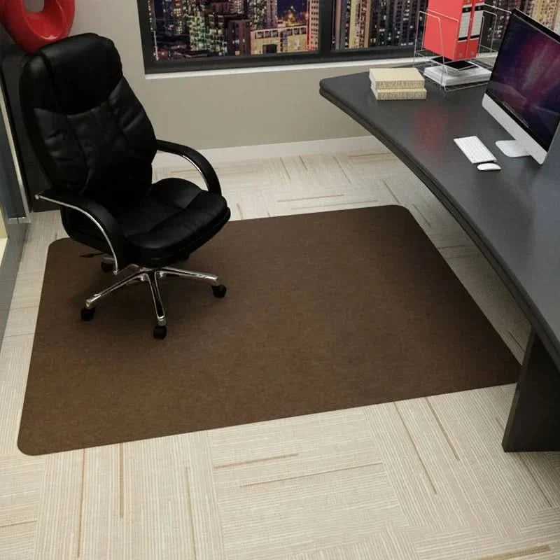 Norvo | 90x120cm Kontorstolmatte – Teppebeskytter for harde gulv
