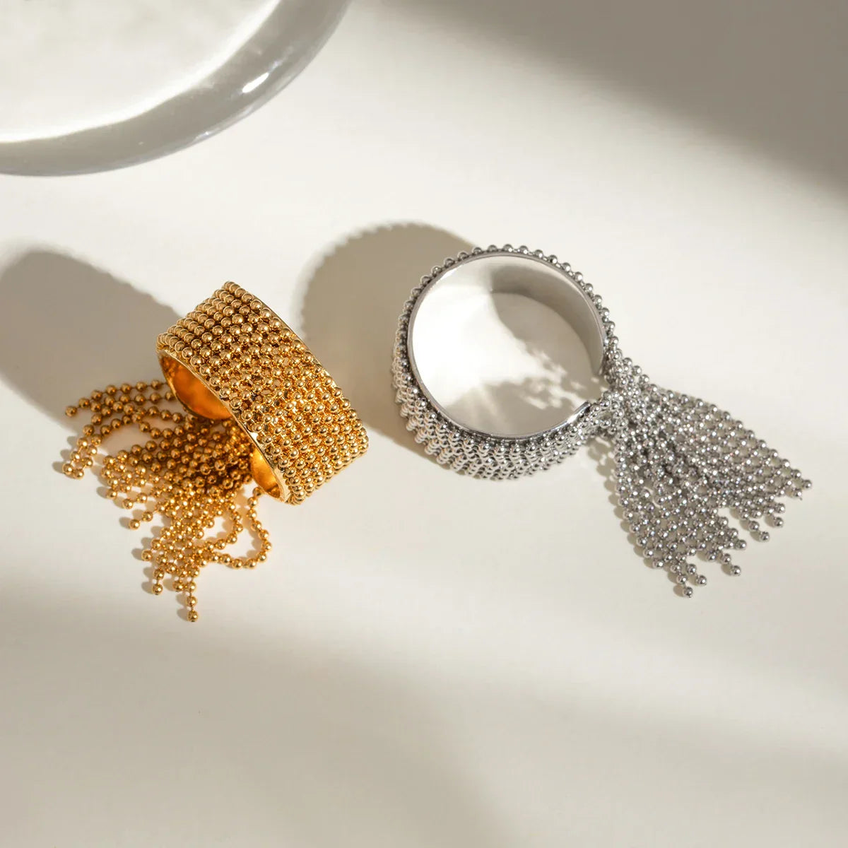 Norvo | 18K Gull Tussel Statement Justerbar Ring