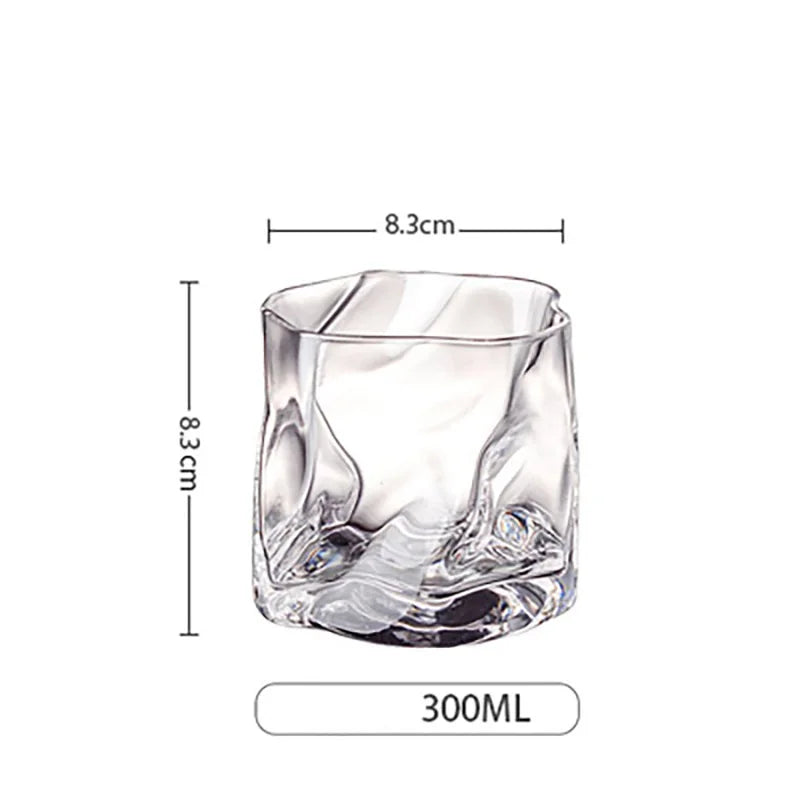 Texturert Whiskey Glass 2-delt Sett Norvo