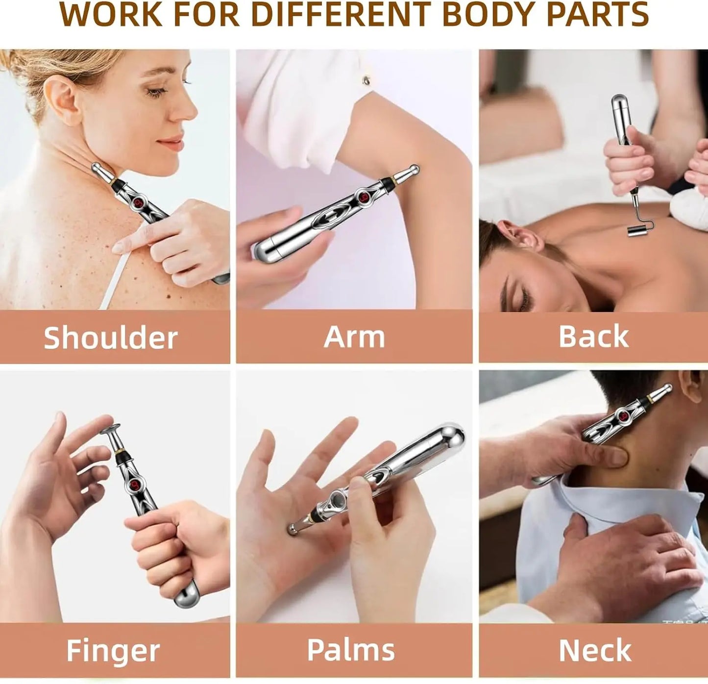 Norvo | Multifunksjonell Akupunktur Massasje Penn - 5 Hoder