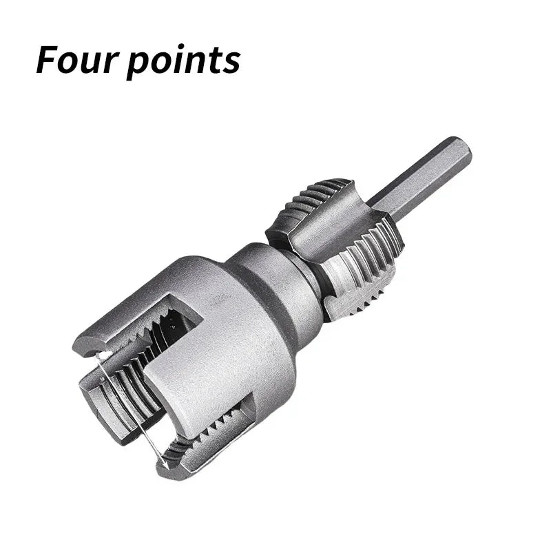 Norvo | Pipe Thread Reamer & Edge Cutter Drill Attachment Tool