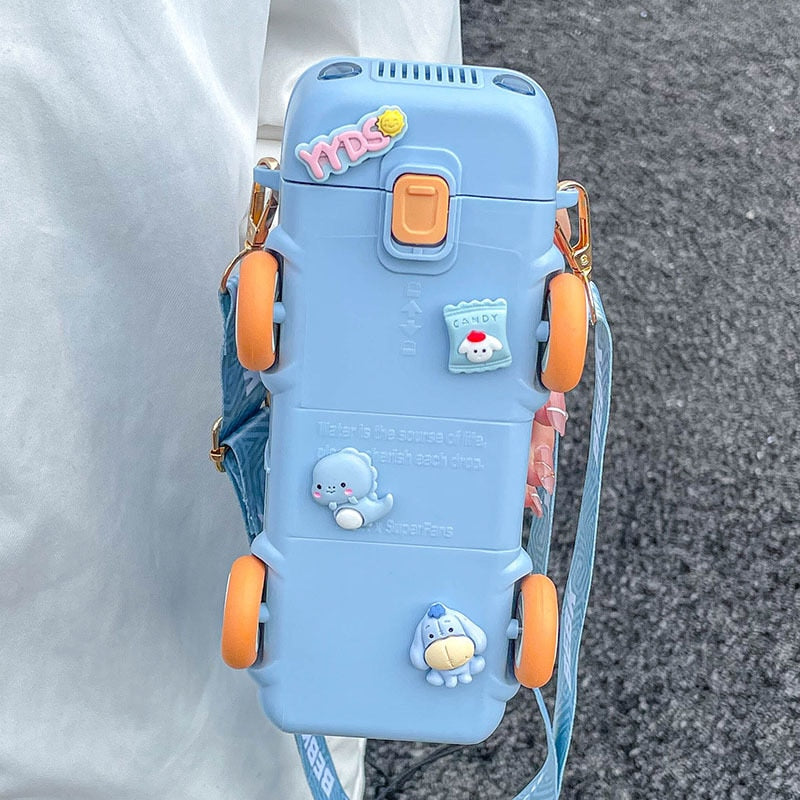 Norvo | Søt Bus Leak-Proof Little Rider Vannflaske