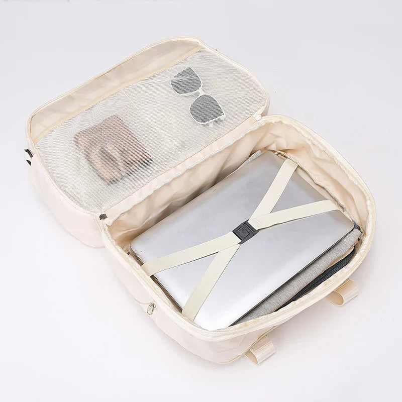 Norvo | LuganoPack Reisesekk Stor | Utskiftbar & Flerlags | Kabinbagasje & Helgetreiseveske | God plass til oppbevaring