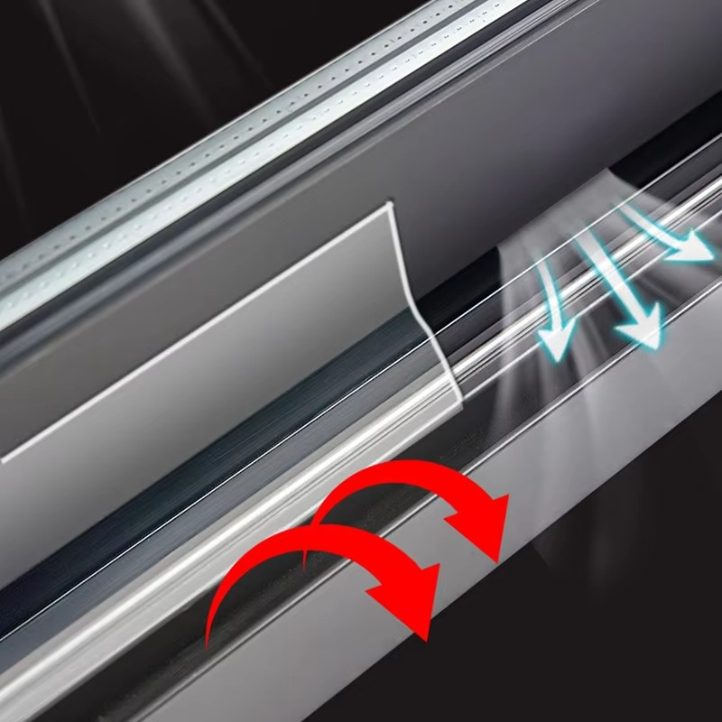 Norvo | 16,4 Ft Transparent Selvklebende Dør Tetningslist