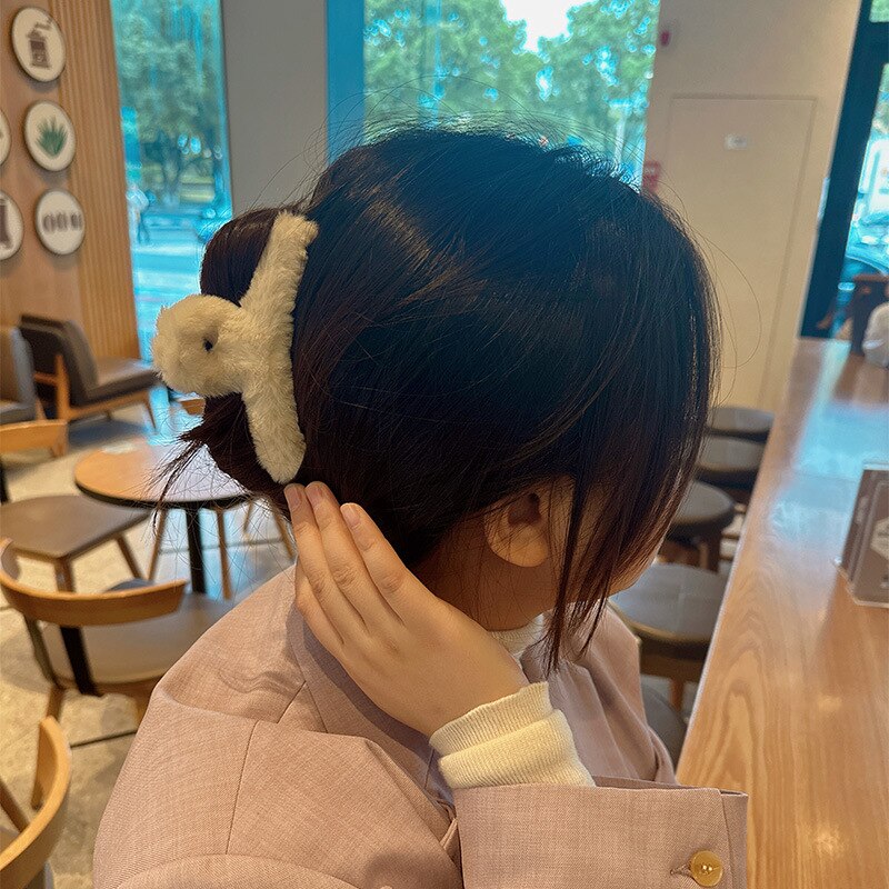 Norvo | Shark Clip Fluffy Hair Claw