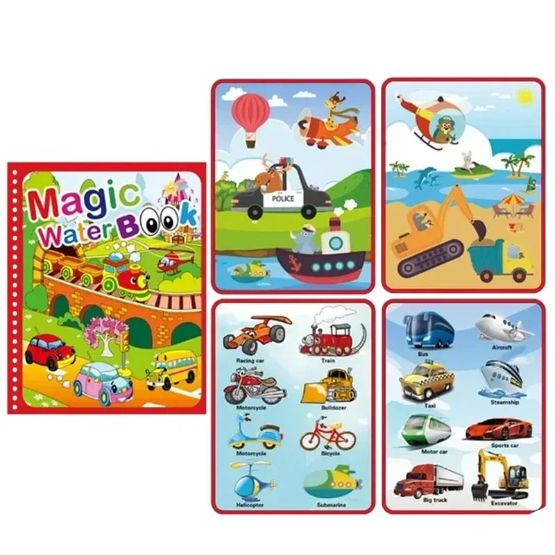 Norvo | Barn Gjenbrukbar Vann Malebok