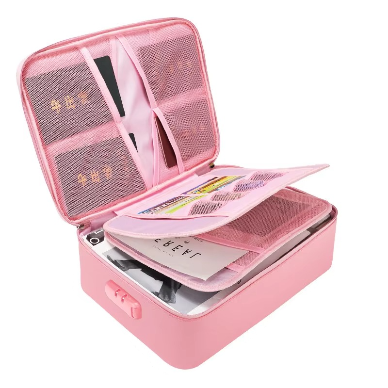 Norvo | Brannsikker og vanntett dokumentorganiseringsbag – Bærbar beskyttende oppbevaring for reise og hjemme-sikkerhet