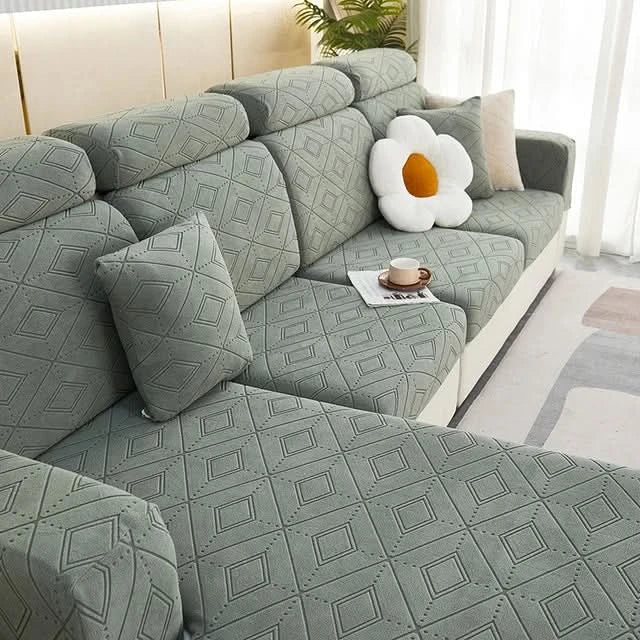 Norvo | SlipBliss - Elegant Jacquard Non-Slip Sofa Trekk