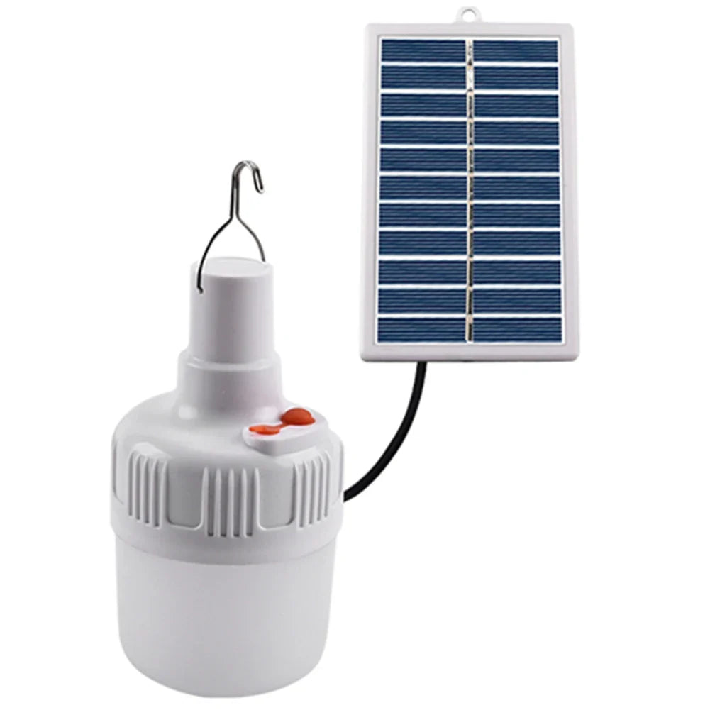 Norvo | Solanite Solar LED Hengende Lampe | 6–12 Timer Lys | Oppladbar & IP65 Vanntett | For Camping, Hage & Nødsituasjoner