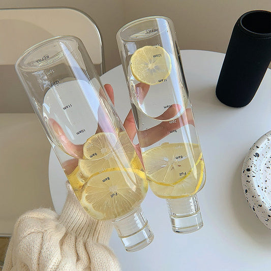Norvo | Time Scales varmebestandig glass vannflaske