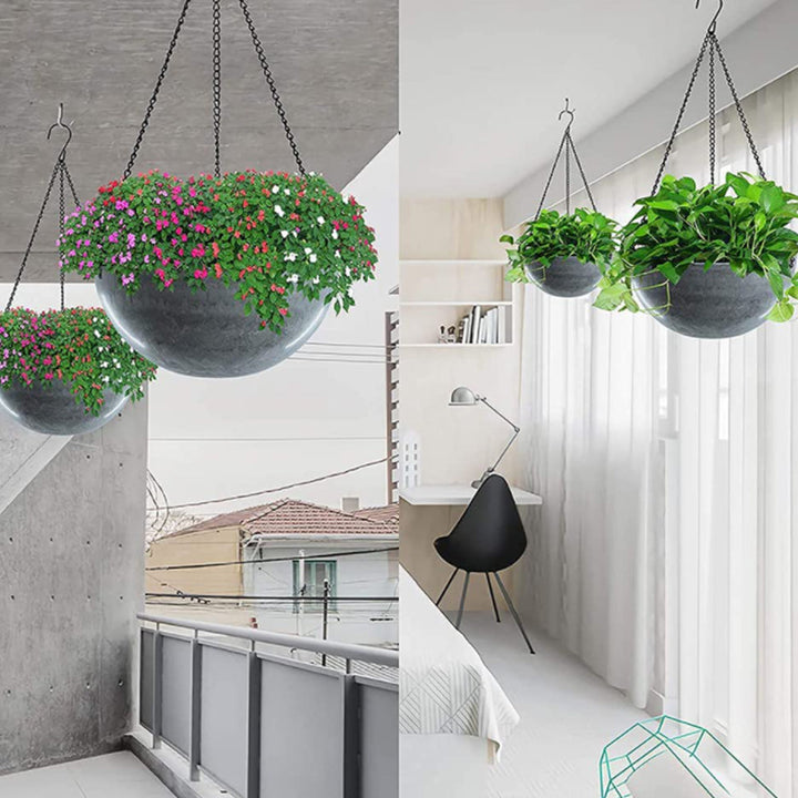 Norvo | Stabile planteoppheng med kjeder – Robust oppheng for blomsterpotter og hageplanter
