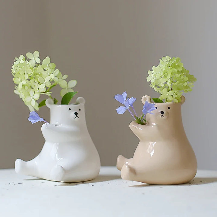 Bjørn med blomsterpotte | Norvo