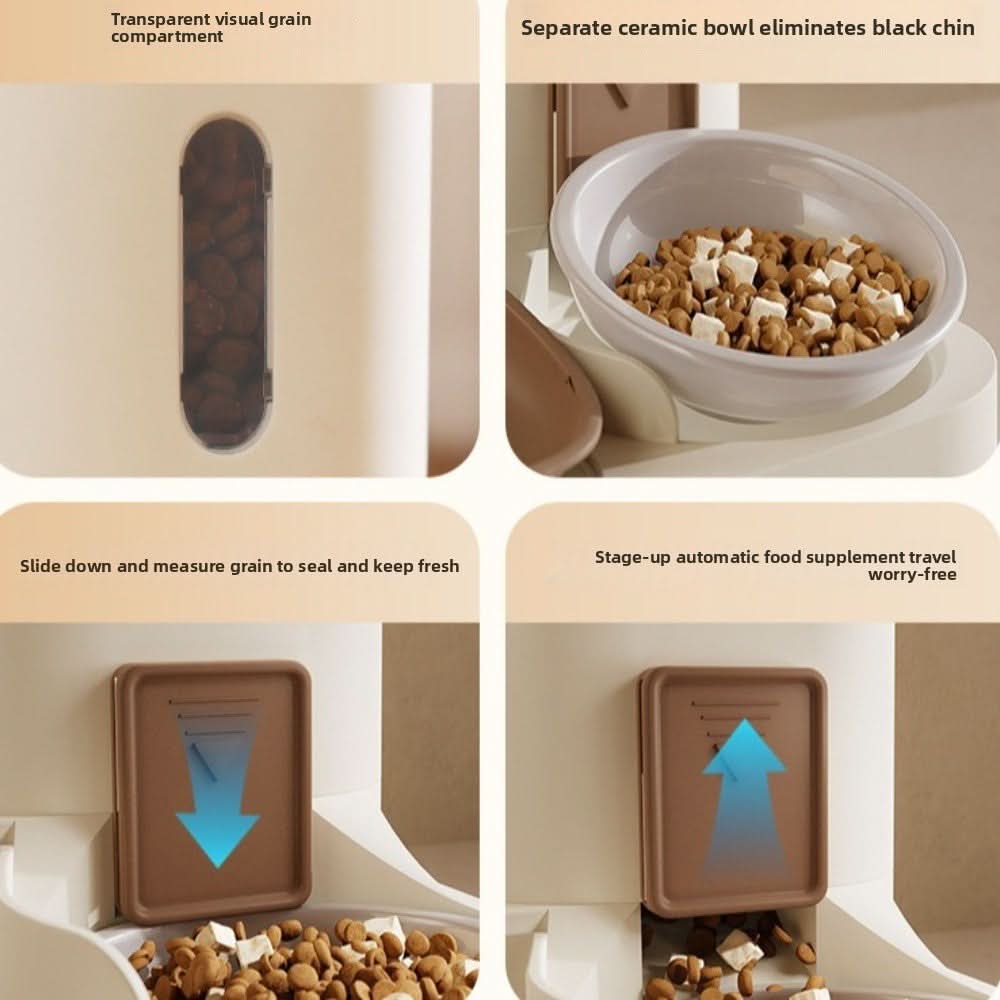 Norvo | Automatisk Mat- og Vann Dispenser for Kjæledyr