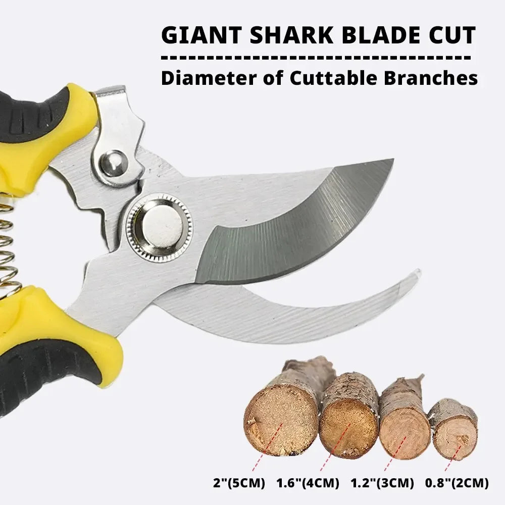 Norvo | PrecisionCut Beskjæringssaks | Rustfritt Stål Hagesaks for Beskjæring