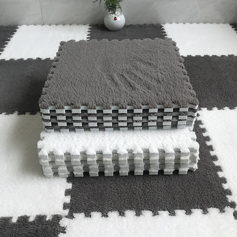 DIY Vinter Plush Puslespill Matte | Norvo