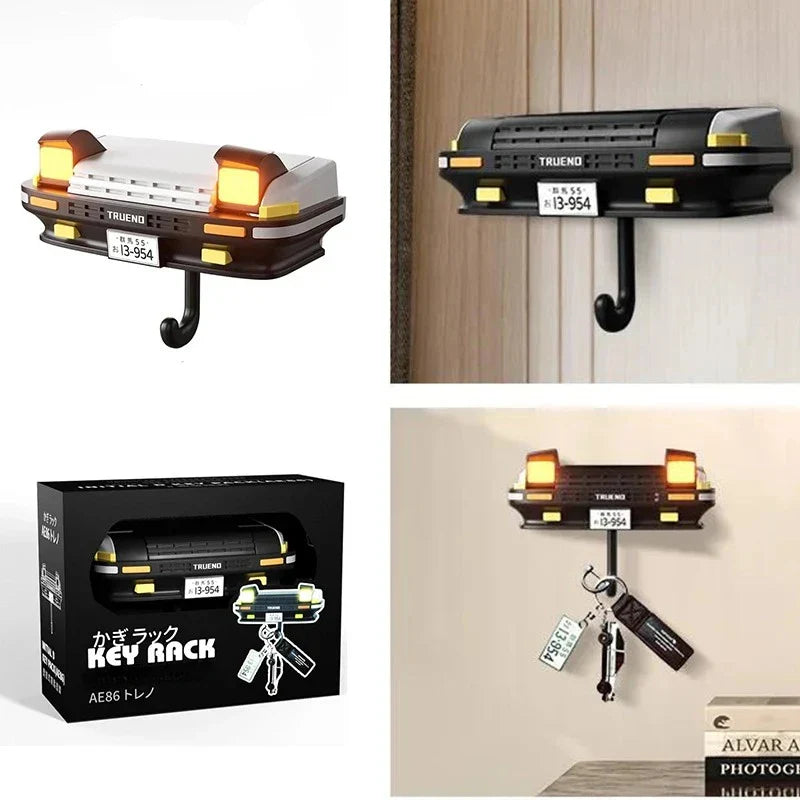 Norvo | KeyBeam nøkkelholder bil design | Veggkroker i frontlys design | Gaveidé for bilentusiaster & menn