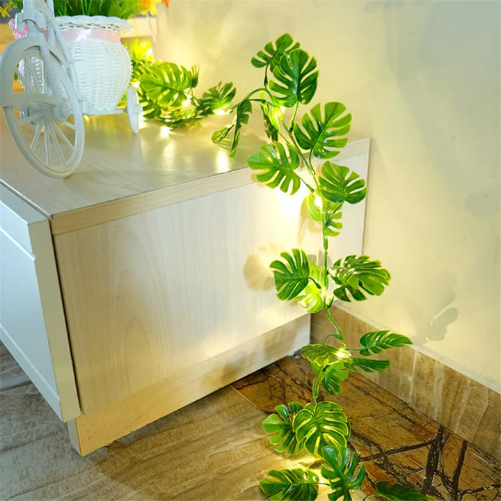 Norvo | Kunstige vinplanter med LED-lamper for oppheng