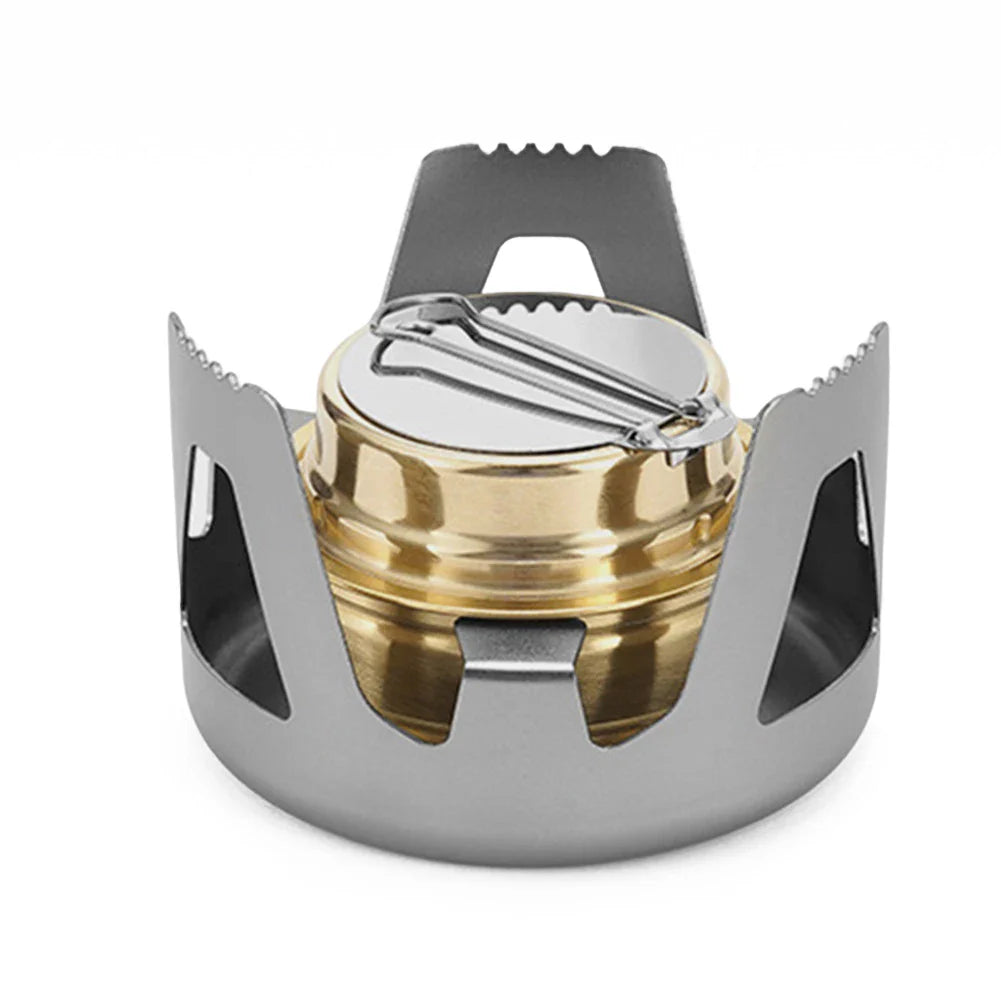 Norvo | Flamero Utendørs Spirit Komfyr | Justerbar Flamme | 360° Rundt Brann | Kompakt & Stabil