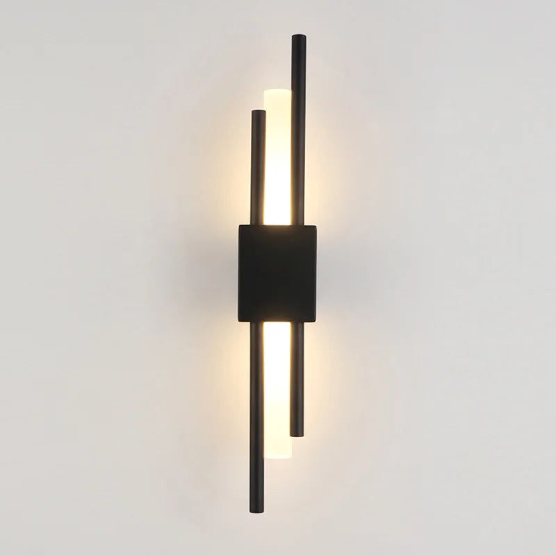 Norvo | Moderne LED Vegglampe: Innendørsbelysning for Hjem, Soverom, Nattbord, Stue, Hotell og Gangdekorasjon