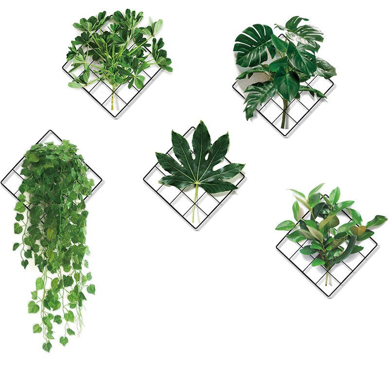 Norvo | 3D Nature Vind Grønn Plante Veggklistremerke