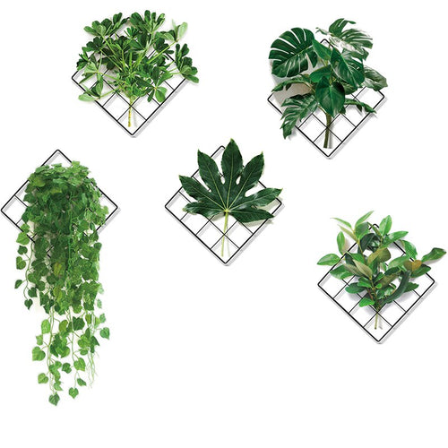 Norvo | 3D Nature Vind Grønn Plante Veggklistremerke