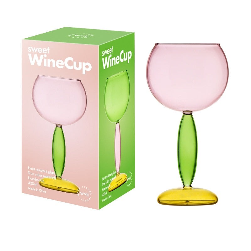 Norvo | Borosilicate 3-Farge Glass - Vin Glass