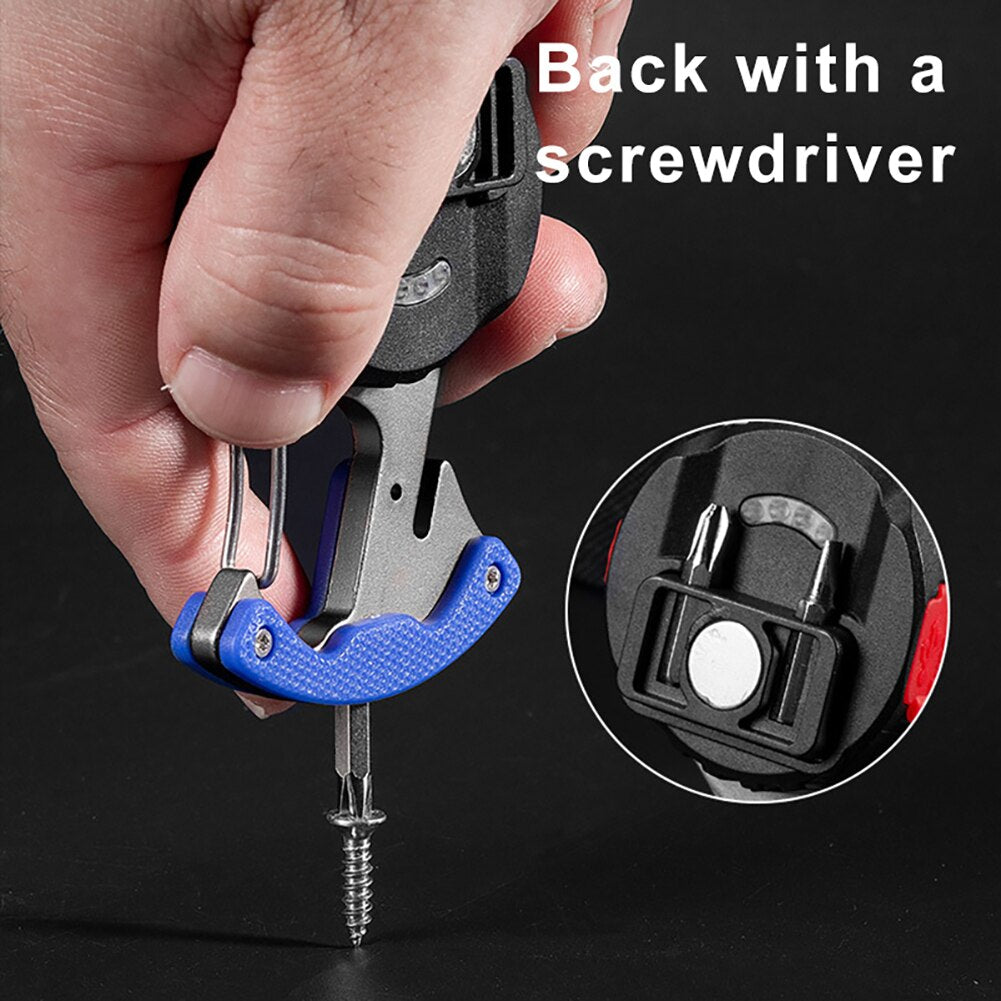 Norvo | 7i1 Lommelykt Overlevelse Camping Nøkkelring