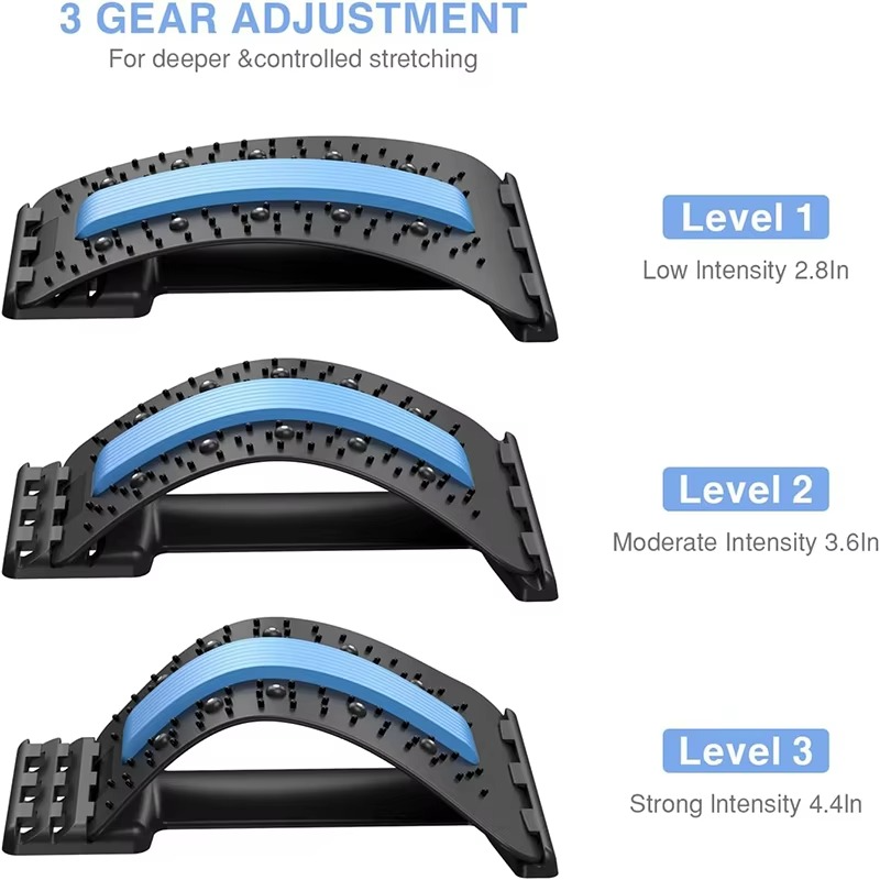Norvo | Justerbar Magnetisk Terapi Ryggstrekker for Smertelindring & Holdningskorreksjon