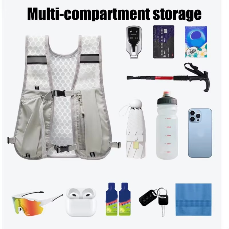 Norvo | Løpe Hydratiseringsvest med Reflekterende Striper og Pustende Meshdesign