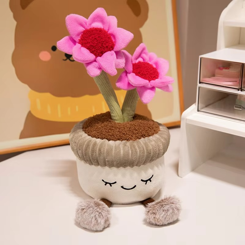 Norvo | Charming Tulip Succulent Plush Toy Pillow for Birthday and Decor