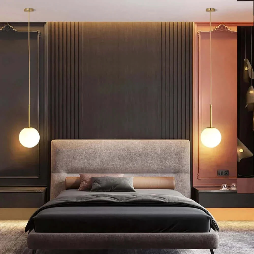 Norvo | Mid-Century Moderne Glass Ball Pendel Lys