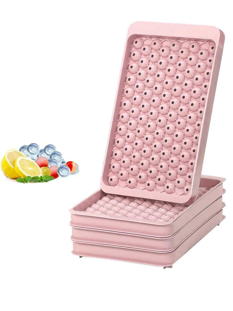 Norvo | Mini-isterningskopp | 104 hull Rund isballform | Lite knust for å kjøle Bar Cocktail Whiskey drikke | Kaffe Juice kjøkkenverktøy