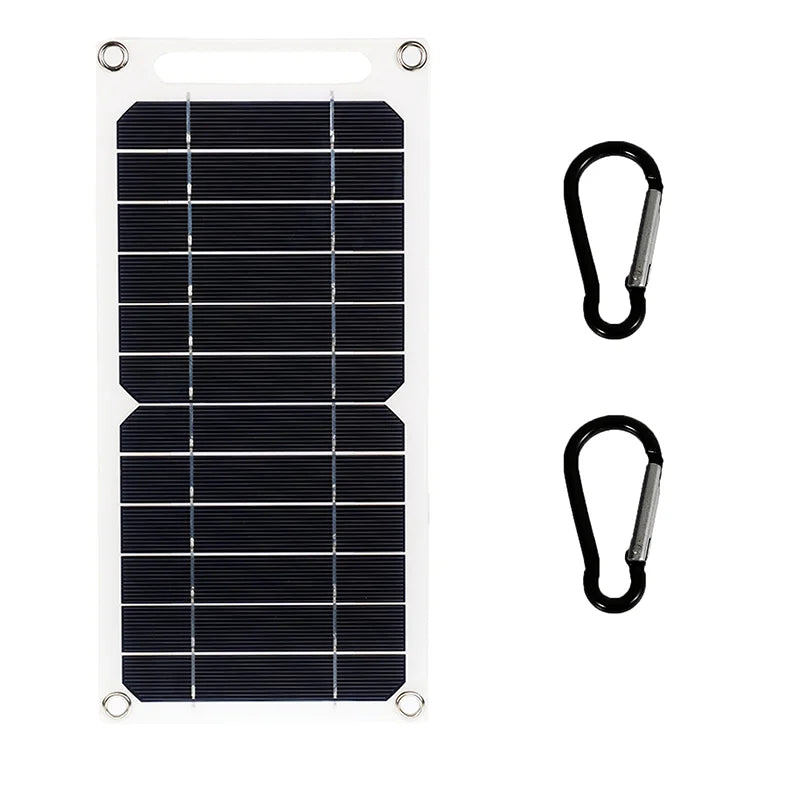 Norvo | SolNova 30W Solpanel | Ultralett & Vanntett | USB-tilkobling for Telefon & Power Bank | Utendørs & Camping
