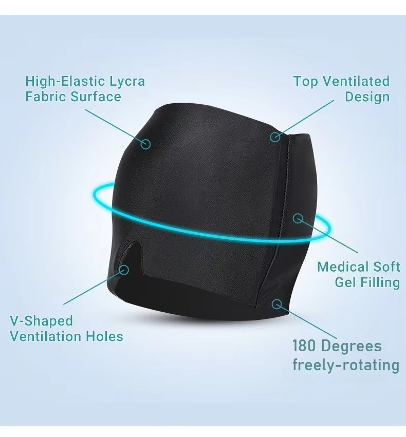 Norvo | Migrenelindring Ishette – Varme og Kald Gelterapi Hodeplagg med Øyemaske