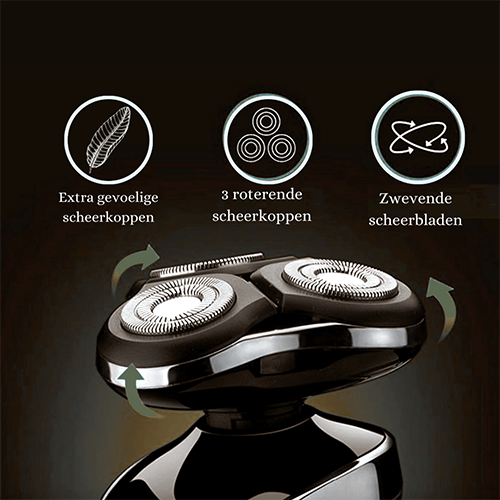 Serie Barbermaskin – Oppladbar Barbermaskin for Fuktig og Tørt Norvo