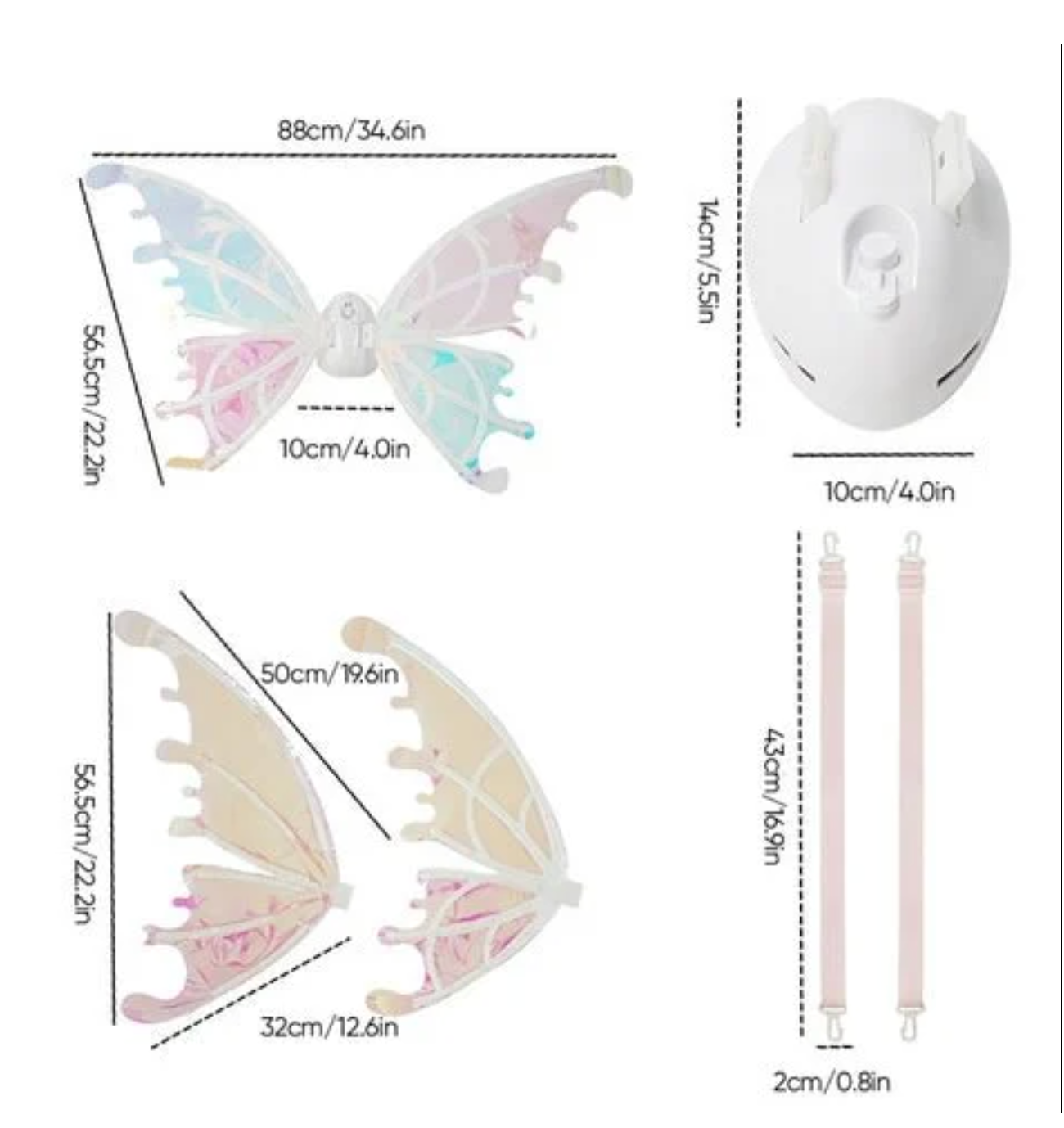 Norvo | FairyWings | Gjør den magiske eventyrverdenen levende - Fantasifull lek moro