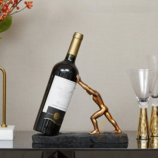 Norvo | Vinflaskeholder - VinoLux - Premium Design - Luksuriøs Blikkfang
