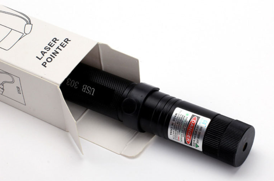 Norvo | Zelara-Power Laser Pointer 303 - Oppladbar Synlig USB Laser Pointer med Høy Effekt