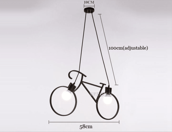 Moderne Sykkel Nordisk Stil Dropplampe Kransekake | Norvo
