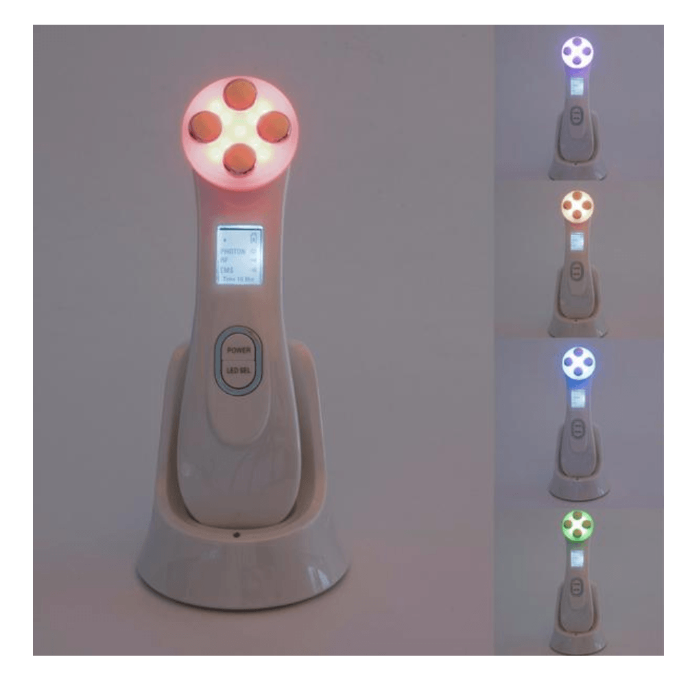 Norvo | 5 i 1 RF & EMS LED Photon Mesotherapy Elektroporisasjons Ansiktspleie Enhet